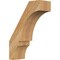 Ekena Millwork 4"W x 10"D x 14"H Balboa Rough Sawn Knee Brace, Western Red Cedar BRC04X10X14BOA00RWR - alternate 1